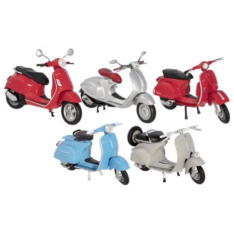 Motocicleta die-cast Vespa la scara 1 la 18 - imagine 7